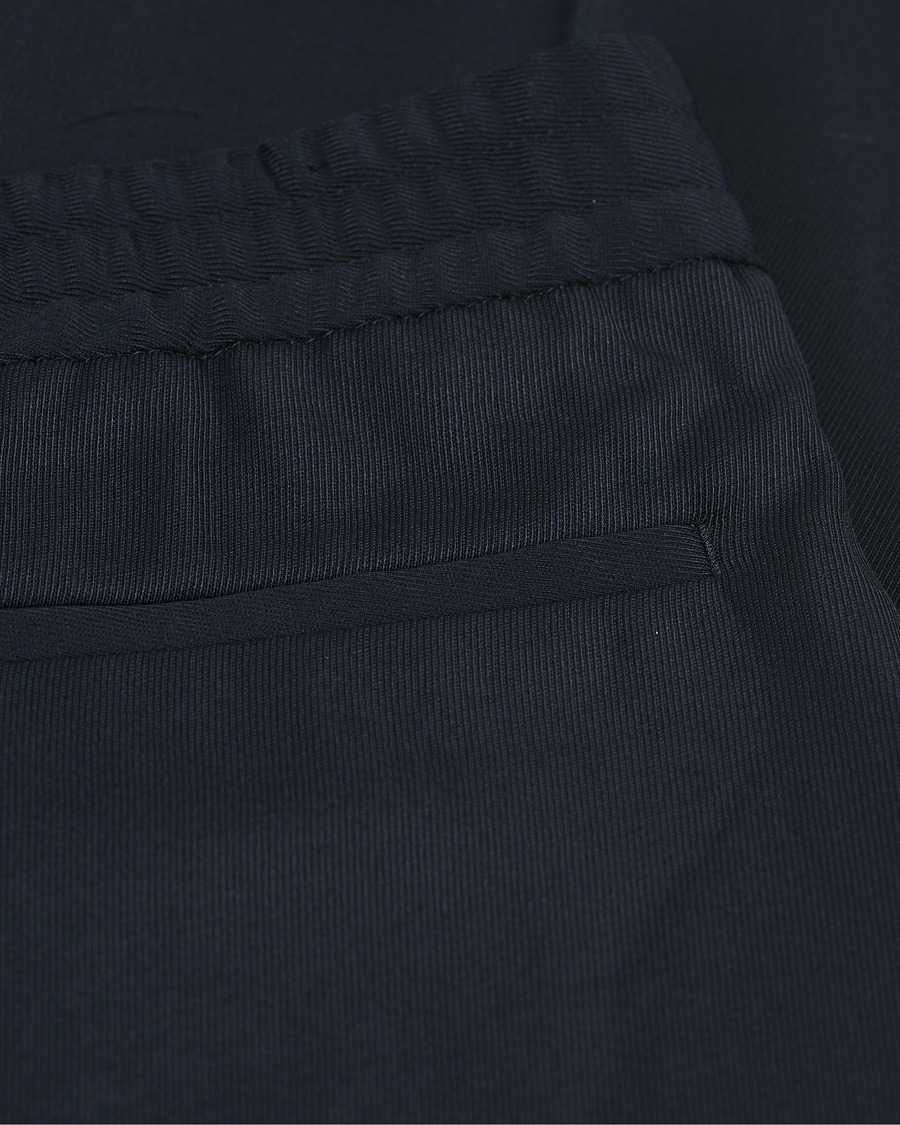 Herren | Hosen | Filippa K | Terry Gabardine Cropped Turn Up Trousers Navy