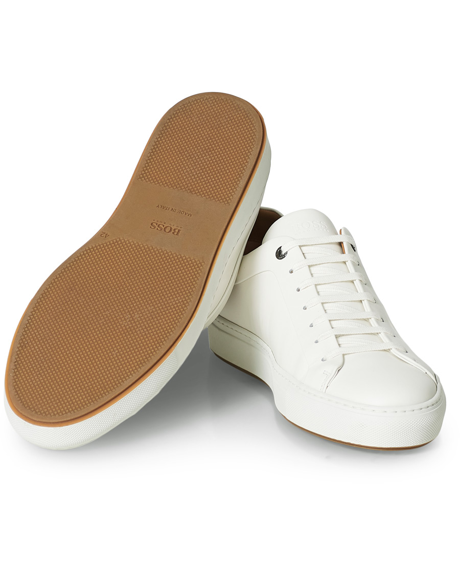 Herren | BOSS Tailored Mirage Tenn Sneaker White Calf | BOSS BLACK | BOSS Tailored Mirage Tenn Sneaker White Calf