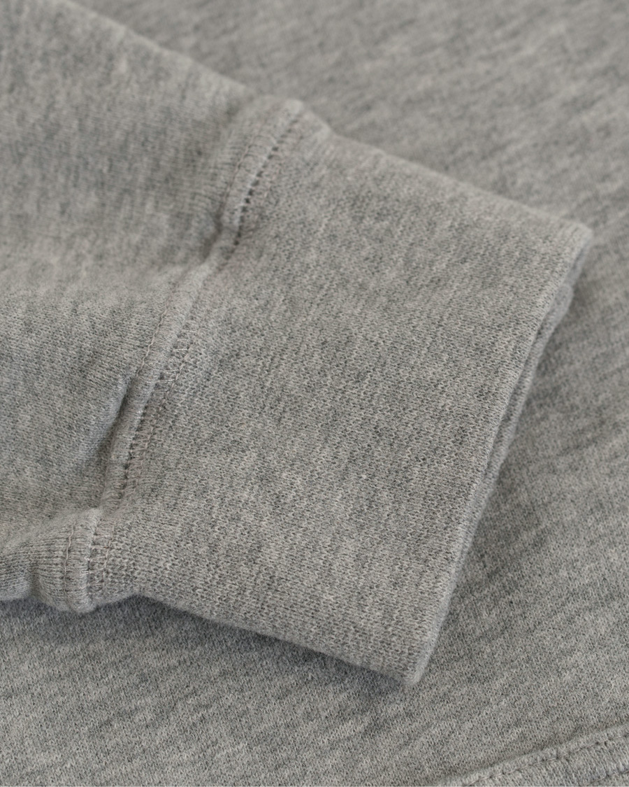 Herren | Pullover | Sunspel | Loopback Hoodie Light Grey