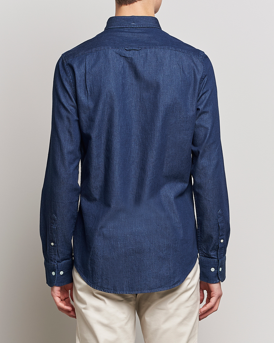 Herren | Hemden | GANT | Slim Fit Denim Shirt Dark Indigo