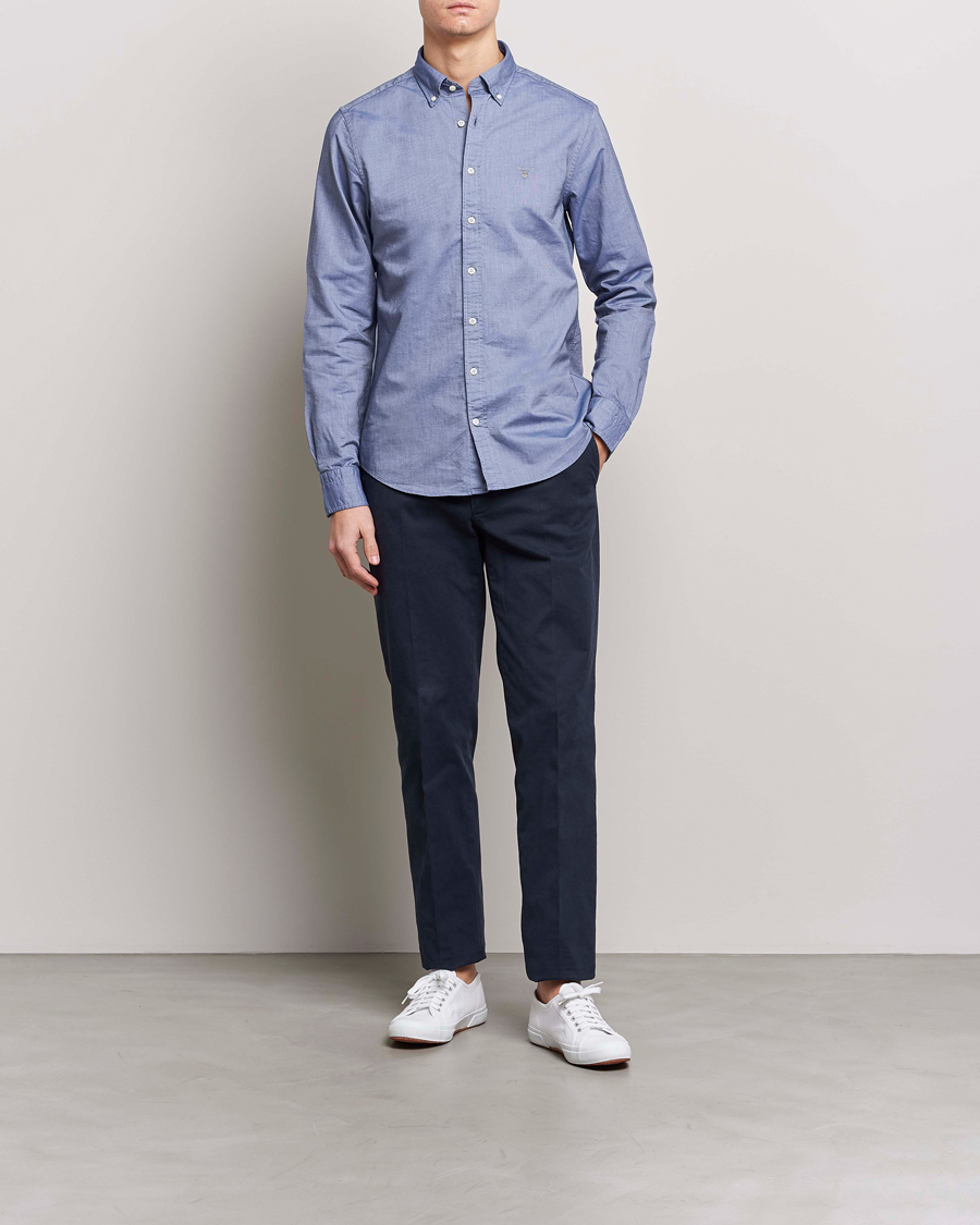 Herren | GANT | GANT | Slim Fit Oxford Shirt Persian Blue