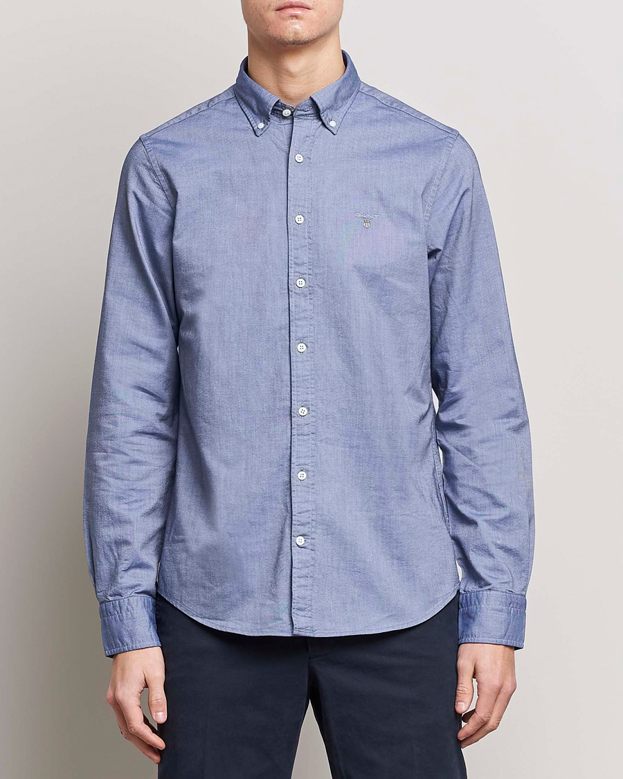 Herren | Hemden | GANT | Slim Fit Oxford Shirt Persian Blue