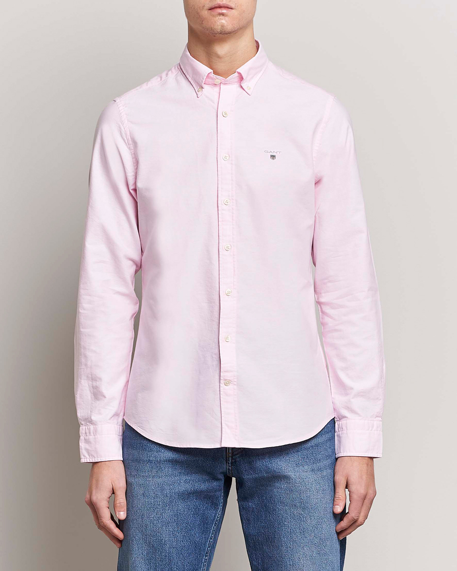 Herren | Oxfordhemden | GANT | Slim Fit Oxford Shirt Light Pink