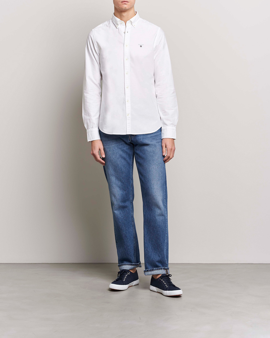Herren | Special gifts | GANT | Slim Fit Oxford Shirt White