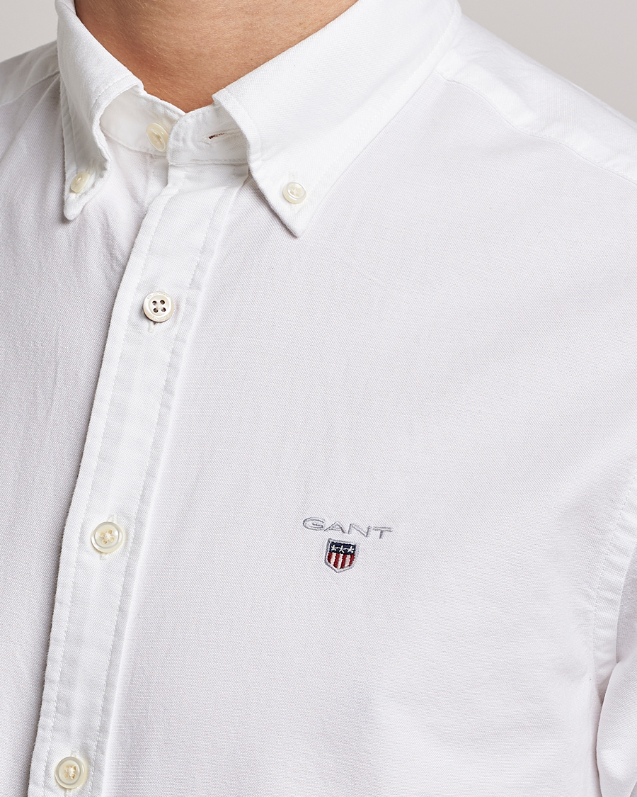 Herren | Hemden | GANT | Slim Fit Oxford Shirt White
