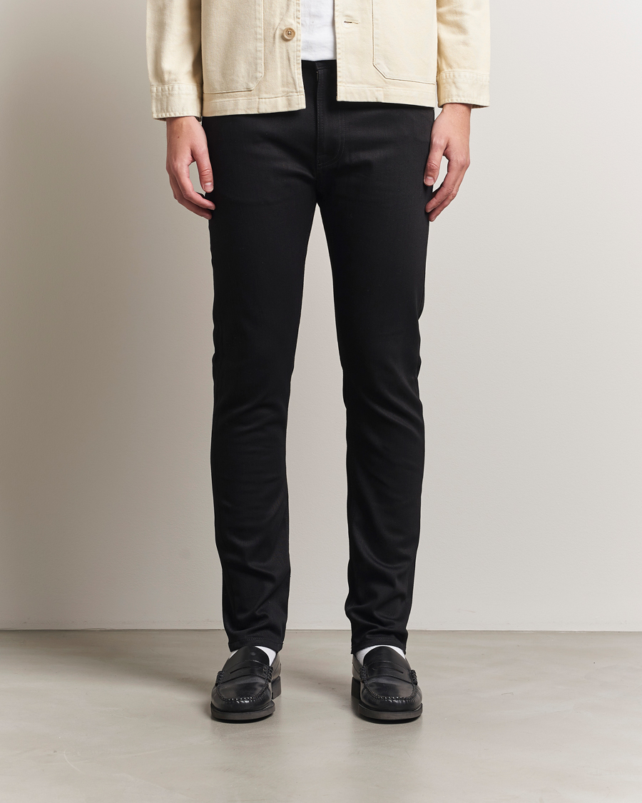 Herren | Jeans | Nudie Jeans | Lean Dean Jeans Dry Ever Black