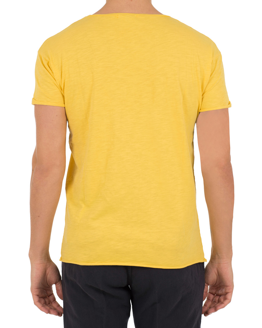 Herren | T-Shirts | Nudie Jeans | Roger Slub Tee Sun Yellow