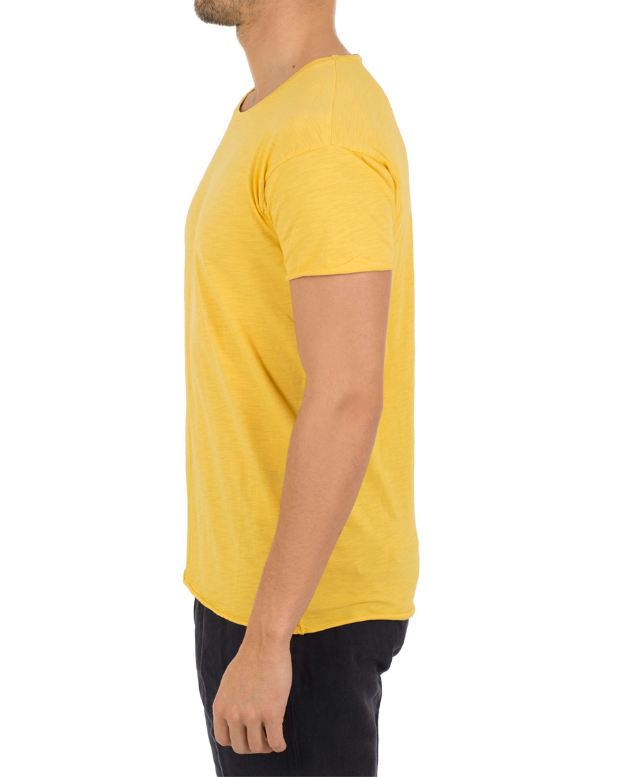 Herren | T-Shirts | Nudie Jeans | Roger Slub Tee Sun Yellow