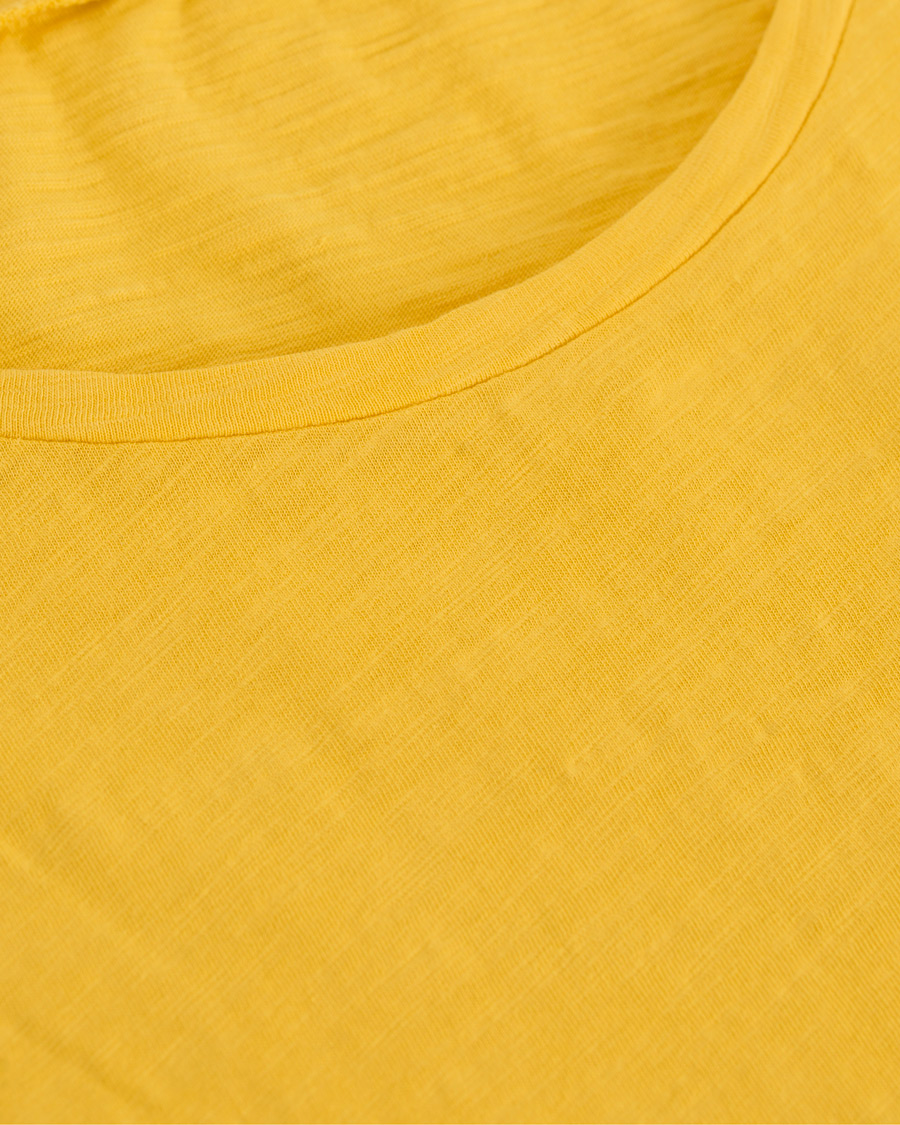 Herren | T-Shirts | Nudie Jeans | Roger Slub Tee Sun Yellow