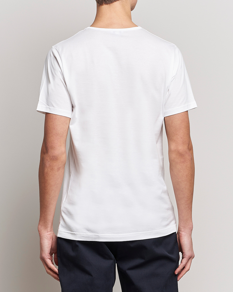 Herren | T-Shirts | Sunspel | Superfine Cotton Crew Neck White