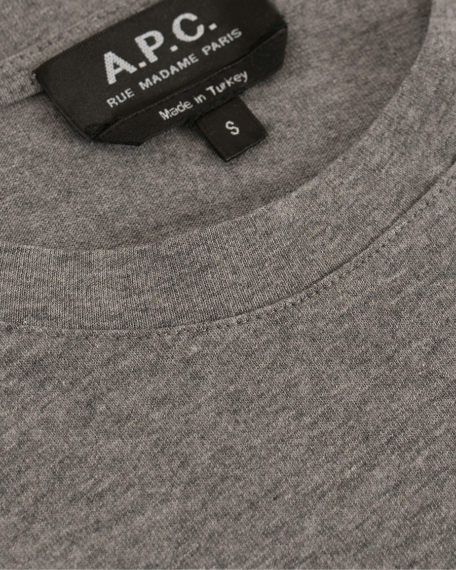 Herren | T-Shirts | A.P.C. | Jimmy T-shirt Grey