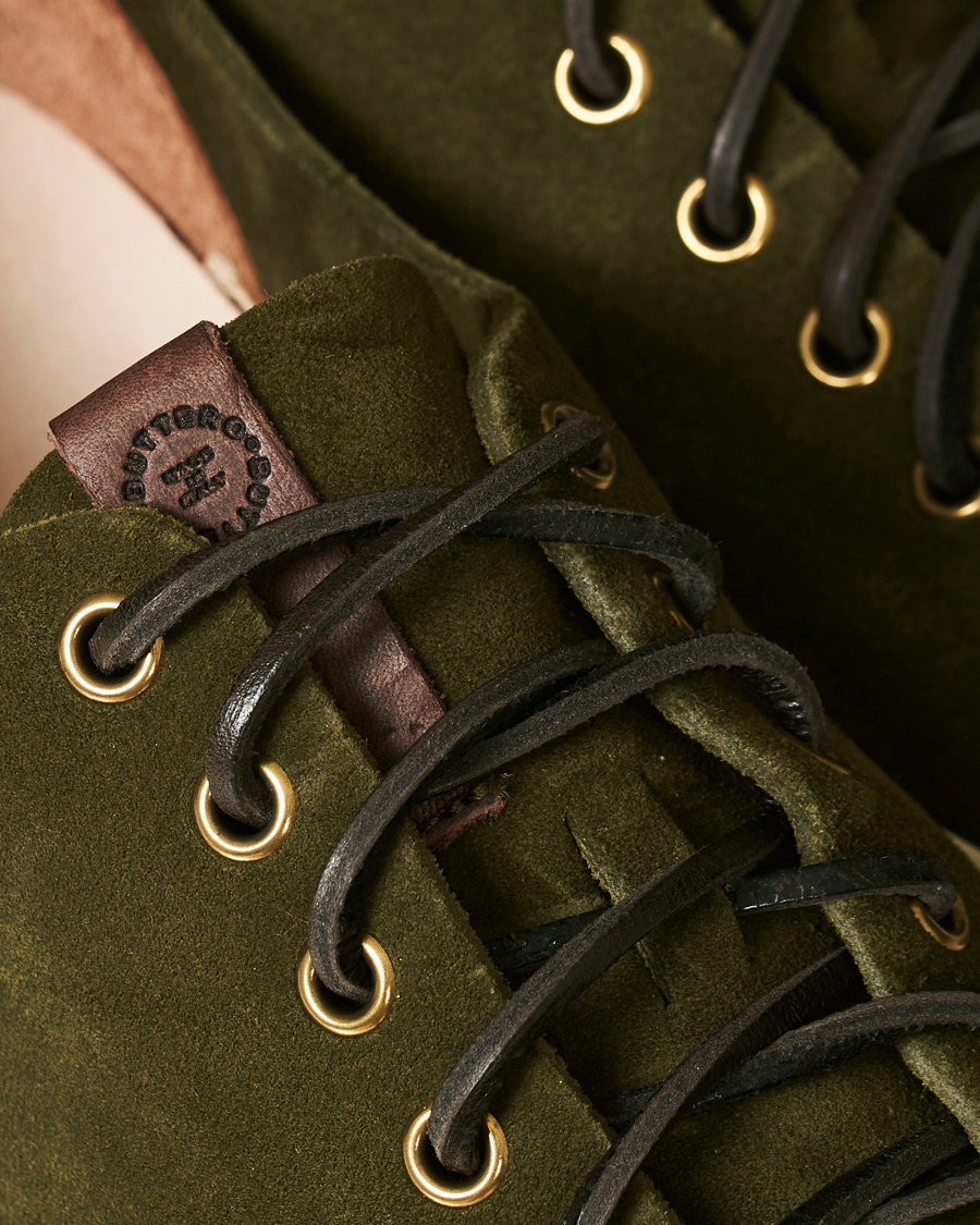 Herren | Buttero Suede Sneaker Green | Buttero | Suede Sneaker Green
