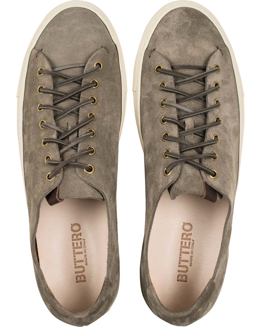 Herren | Buttero Suede Sneaker Taupe | Buttero | Suede Sneaker Taupe