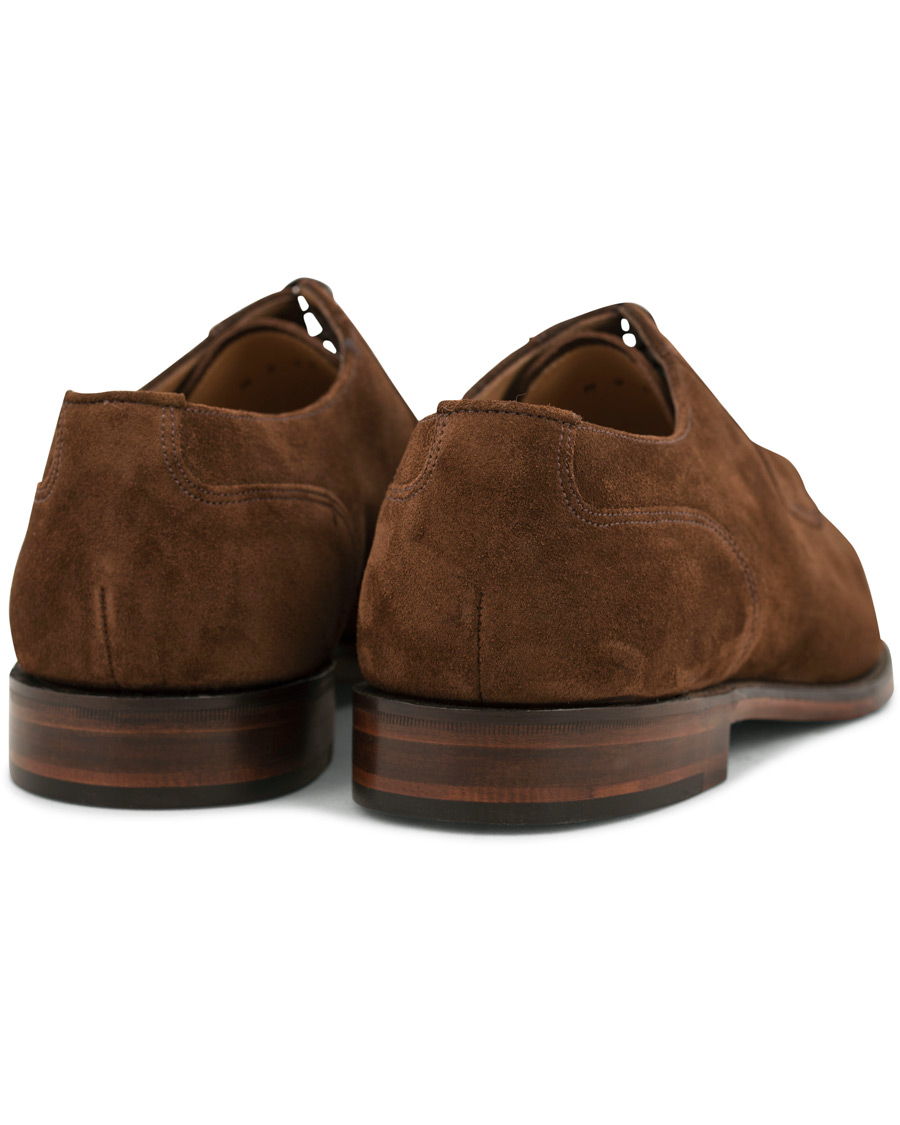 Herren | Loake 1880 Legacy Avon Derby Split Toe Brown Suede | Loake 1880 Legacy | Avon Derby Split Toe Brown Suede