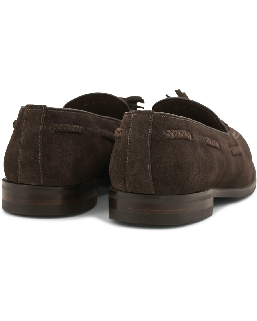 Herren | Loake 1880 MTO Temple Dainite Loafer Dark Brown Suede | Loake 1880 | MTO Temple Dainite Loafer Dark Brown Suede
