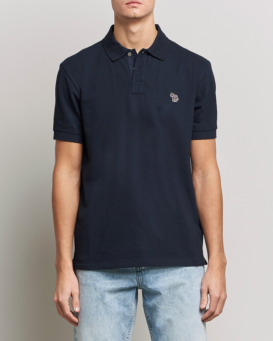 Herren | Poloshirts | PS Paul Smith | Regular Fit Zebra Polo Navy