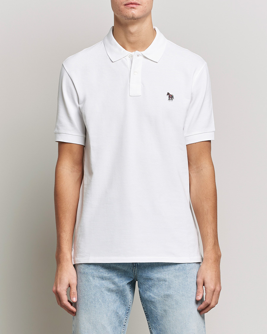 Herren | Poloshirts | PS Paul Smith | Regular Fit Zebra Polo White
