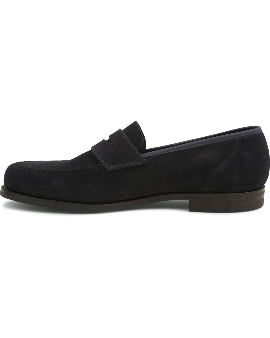 Herren | Crockett & Jones MTO Harvard City Sole Navy Suede | Crockett & Jones | MTO Harvard City Sole Navy Suede