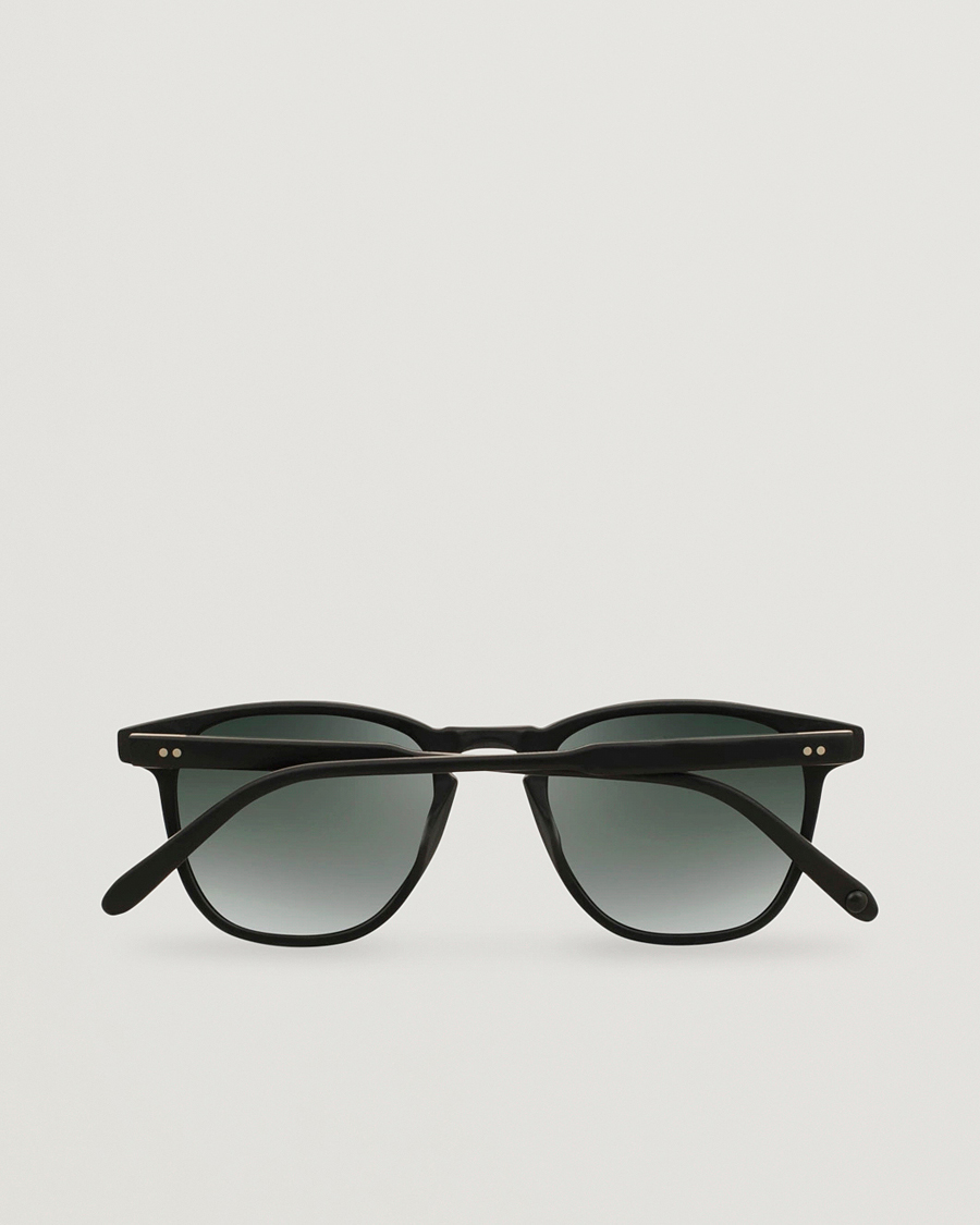 Herren | Sonnenbrillen | Garrett Leight | Brooks 47 Sunglasses Matte Black/Blue Smoke Polarized