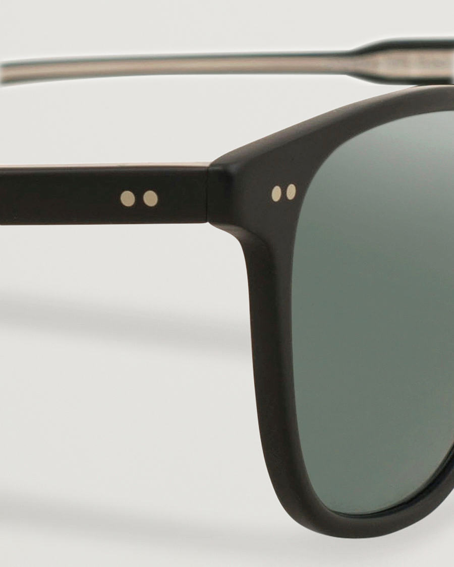 Herren | Sonnenbrillen | Garrett Leight | Brooks 47 Sunglasses Matte Black/Blue Smoke Polarized