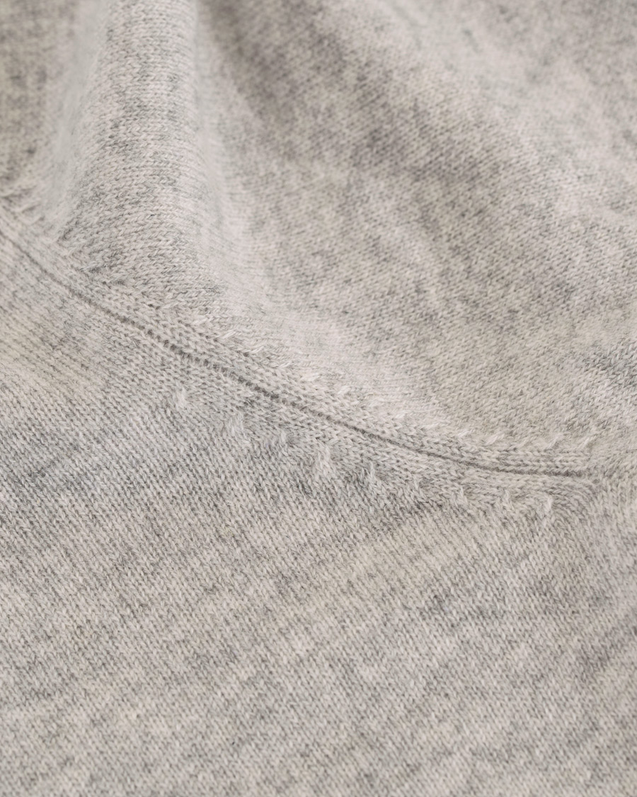Herren | Pullover | Soft Goat | Cashmere Hoodie Light Grey