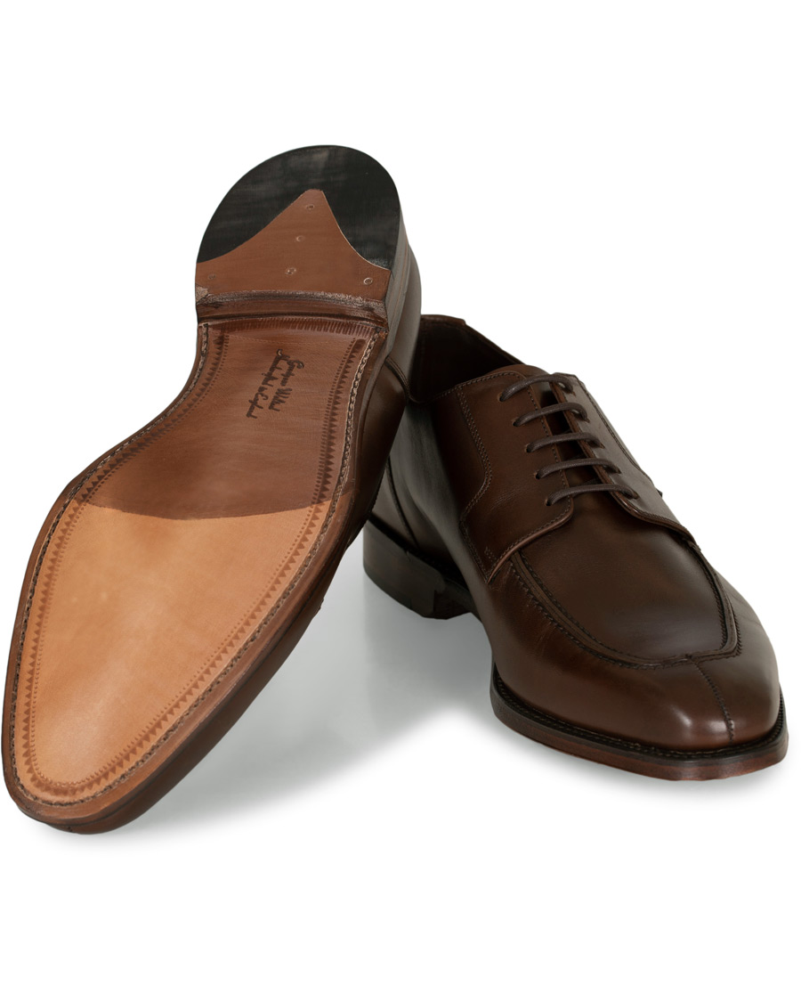 Herren | Loake 1880 Legacy Avon Derby Split Toe Dark Brown Calf | Loake 1880 Legacy | Avon Derby Split Toe Dark Brown Calf