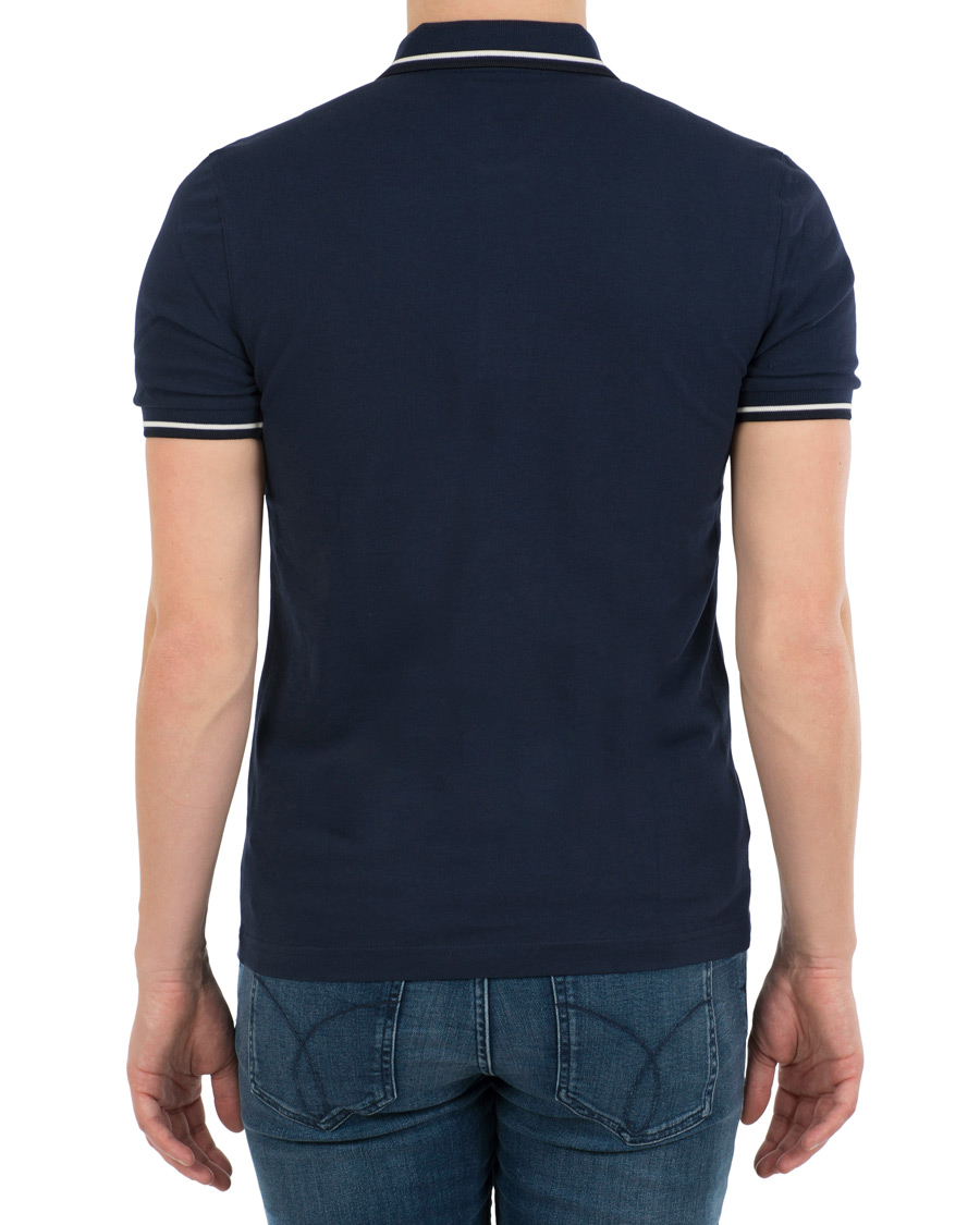 Herren | Poloshirts | Fred Perry | Twin Tip Polo Carbon Blue