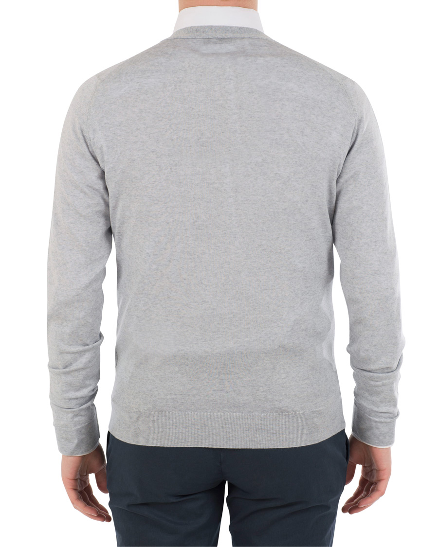 Herren | Pullover | John Smedley | Petworth Merino Cardigan Bardot Grey