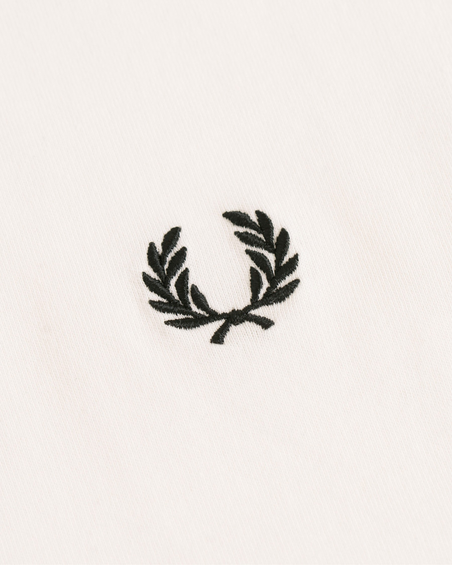 Herren | T-Shirts | Fred Perry | Twin Tip Crew Neck Tee White