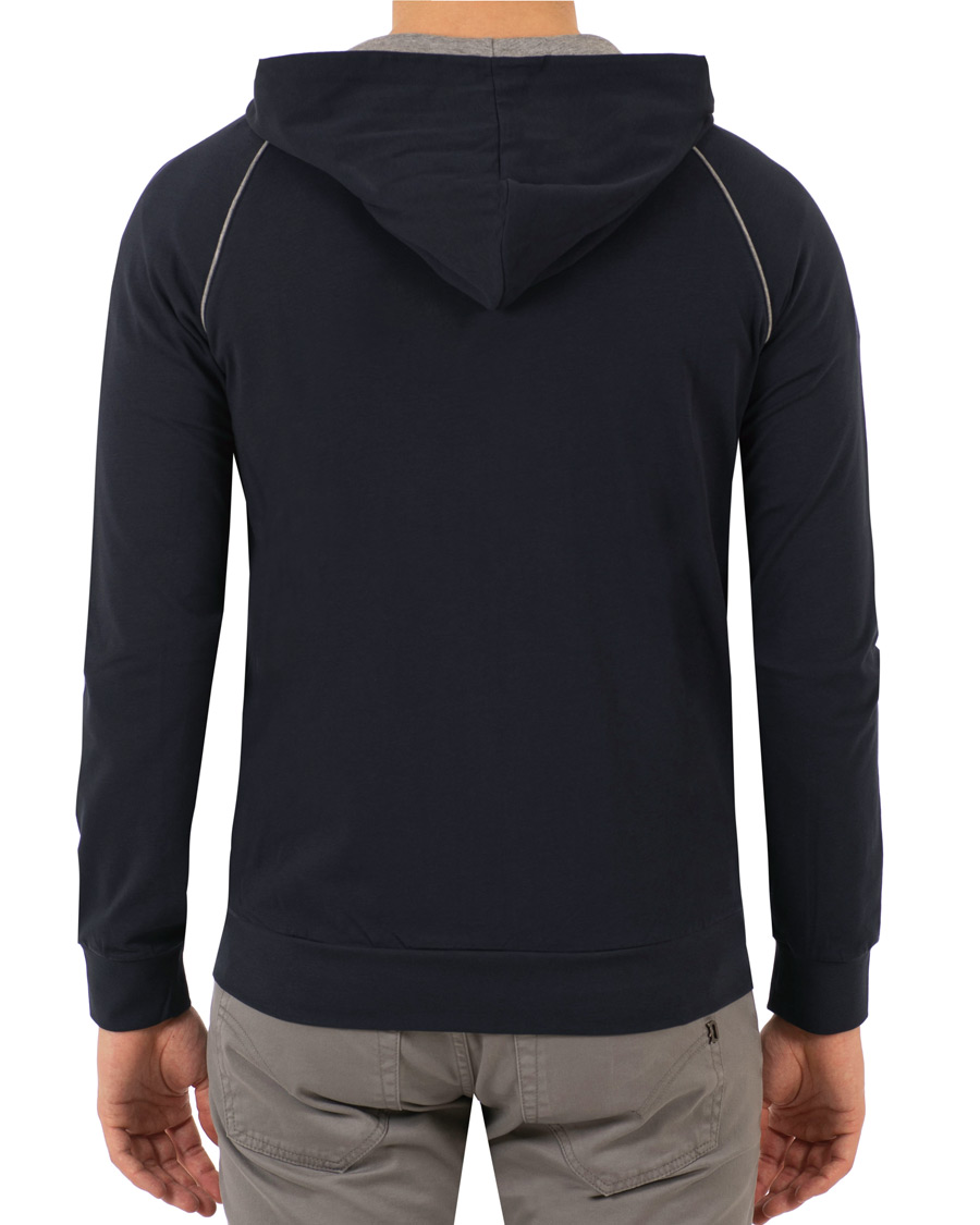 Herren | Pullover | BOSS BLACK | BOSS Loungewear Full Zip Hoodie Navy