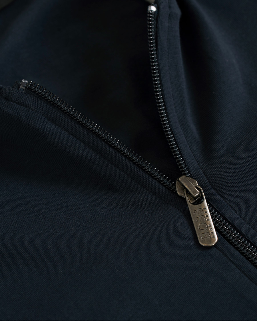 Herren | Pullover | BOSS BLACK | BOSS Loungewear Full Zip Hoodie Navy