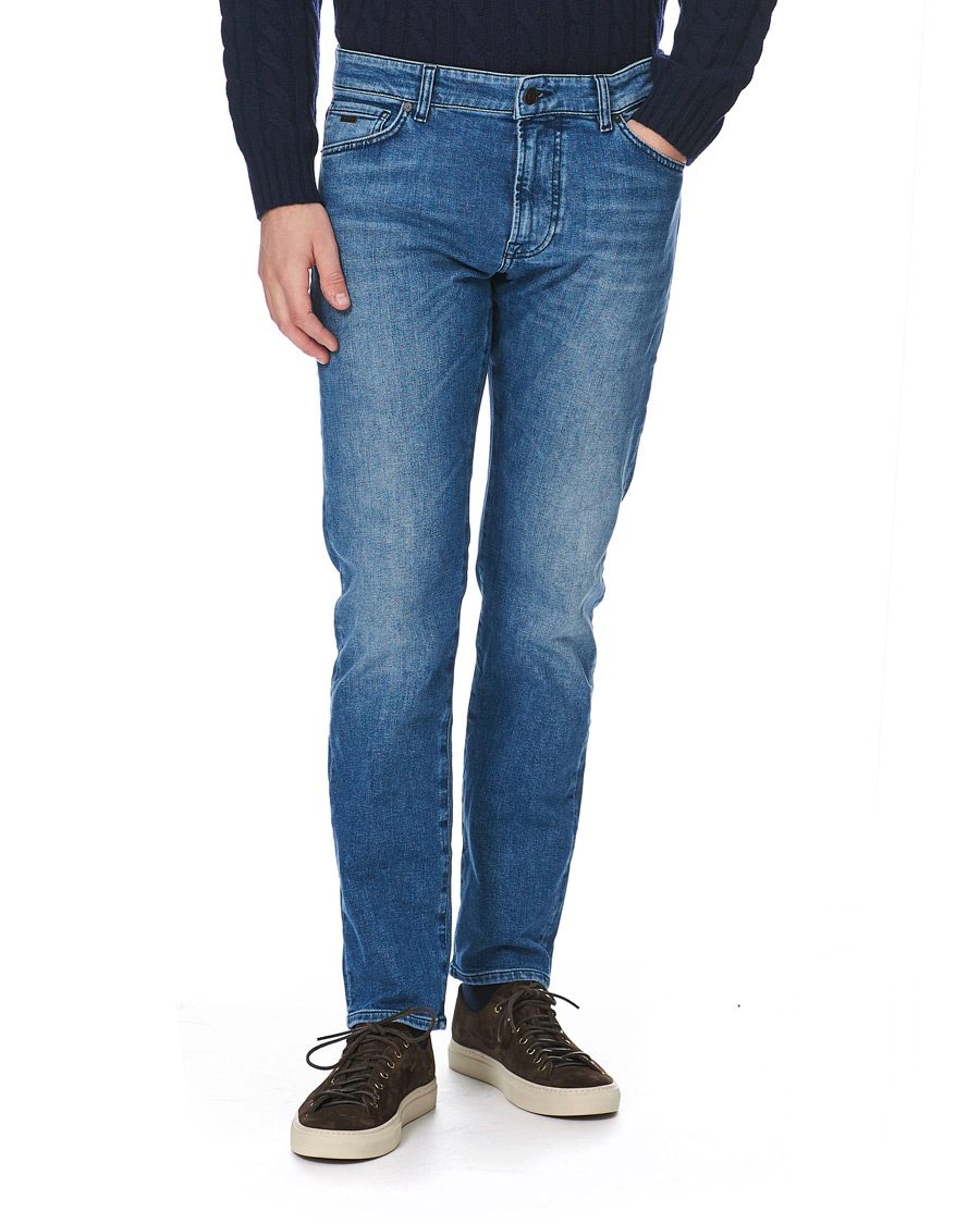 Herren | Jeans | BOSS ORANGE | BOSS Casual Maine Regular Fit Stretch Jeans Bright Blue
