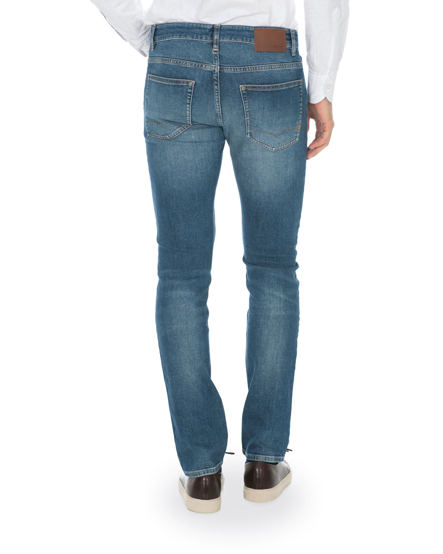 Herren | Jeans | BOSS ORANGE | BOSS Casual Delaware Slim Fit Stretch Jeans Aqua Blue