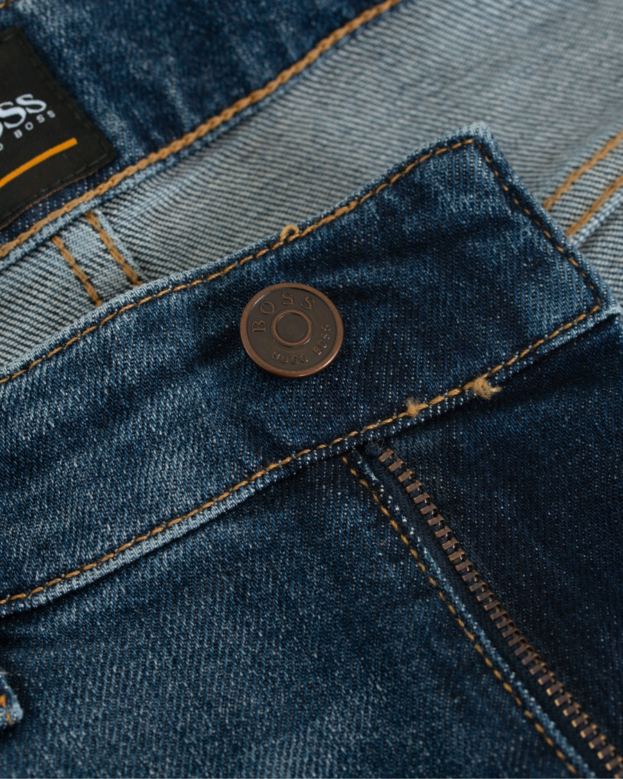 Herren | Jeans | BOSS ORANGE | BOSS Casual Delaware Slim Fit Stretch Jeans Aqua Blue