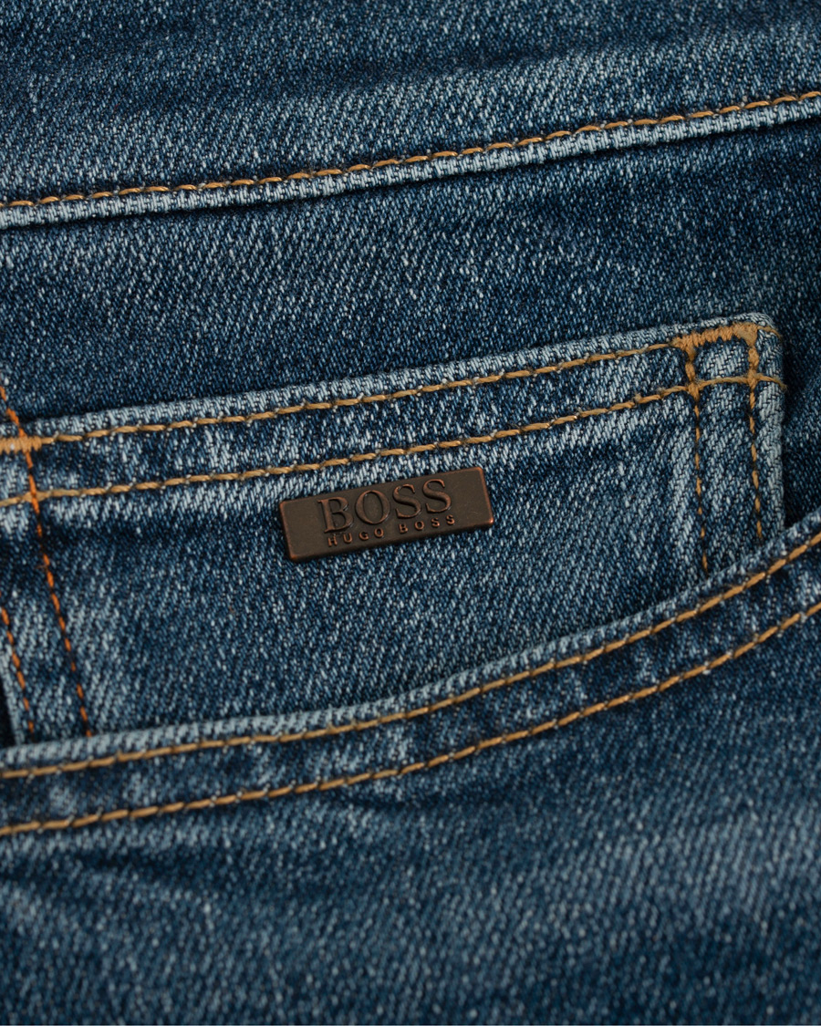 Herren | Jeans | BOSS ORANGE | BOSS Casual Delaware Slim Fit Stretch Jeans Aqua Blue