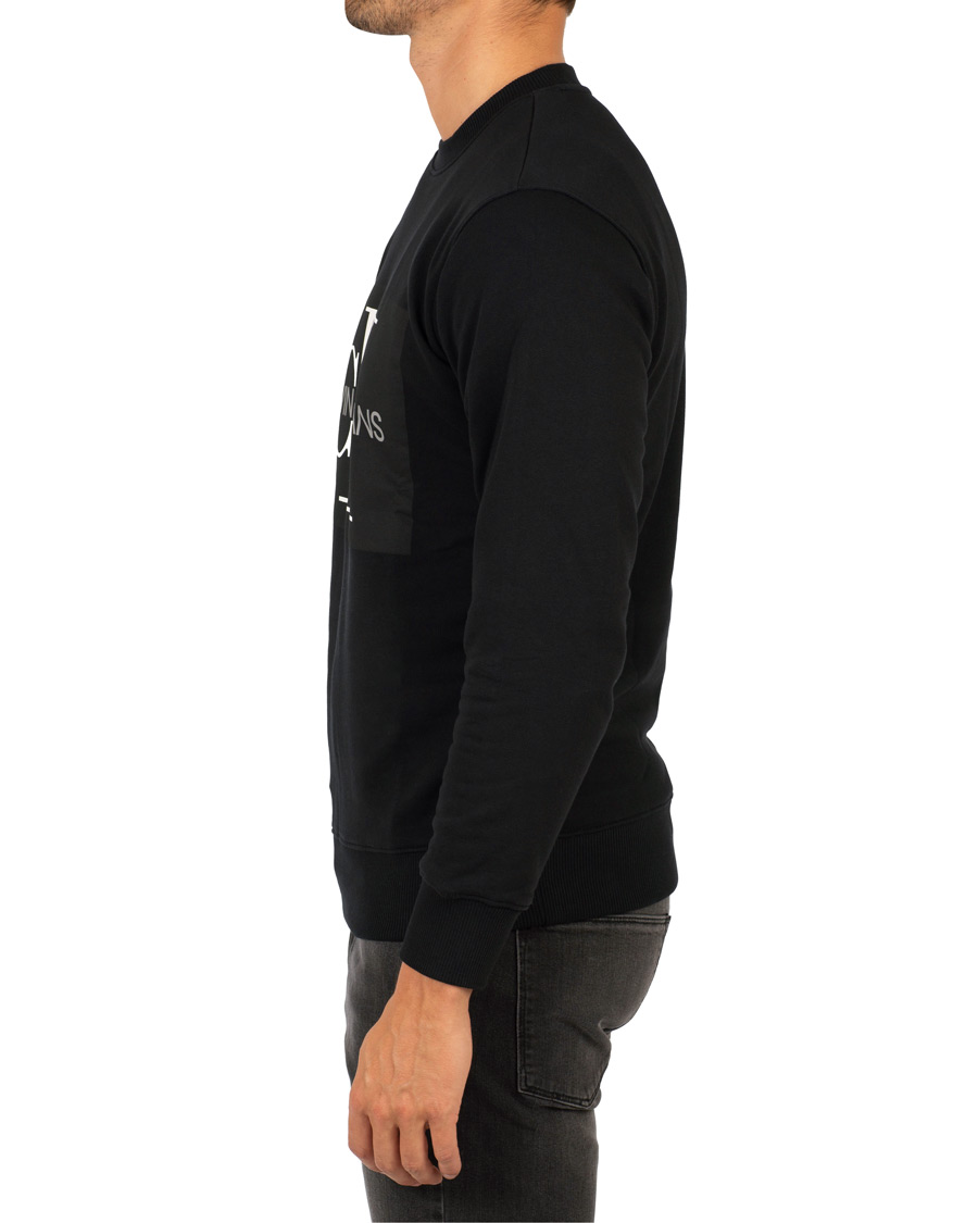Herren | Pullover | Calvin Klein Jeans | Basic Monogram Logo Crew Neck Sweatshirt Black