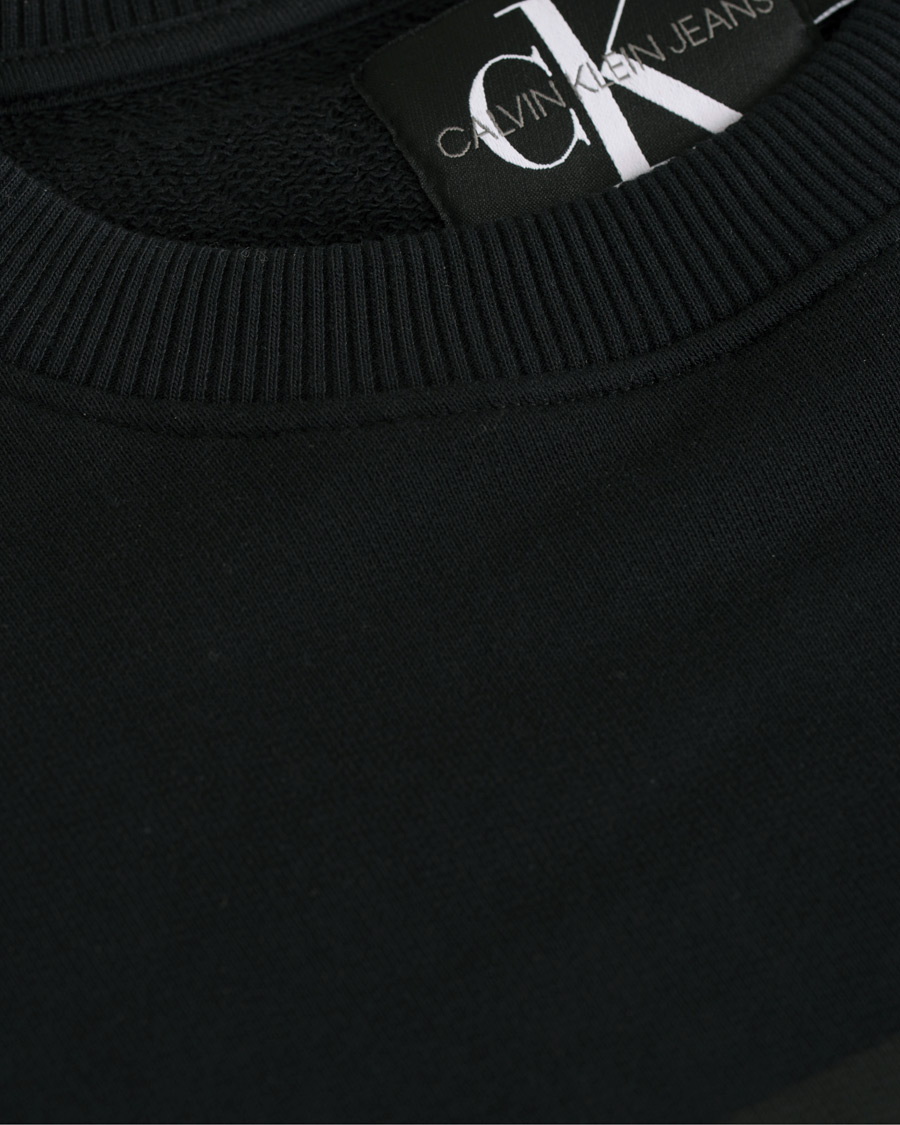 Herren | Pullover | Calvin Klein Jeans | Basic Monogram Logo Crew Neck Sweatshirt Black