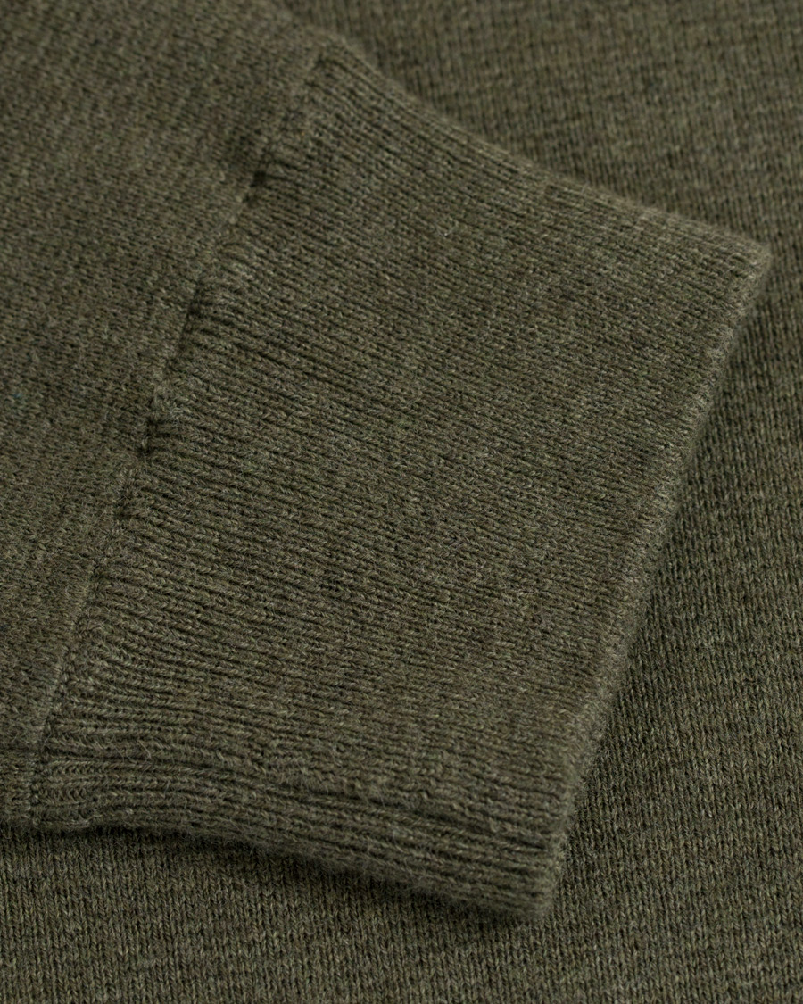 Herren | Pullover | A Day's March | Milano Knit Sweater Army Melange
