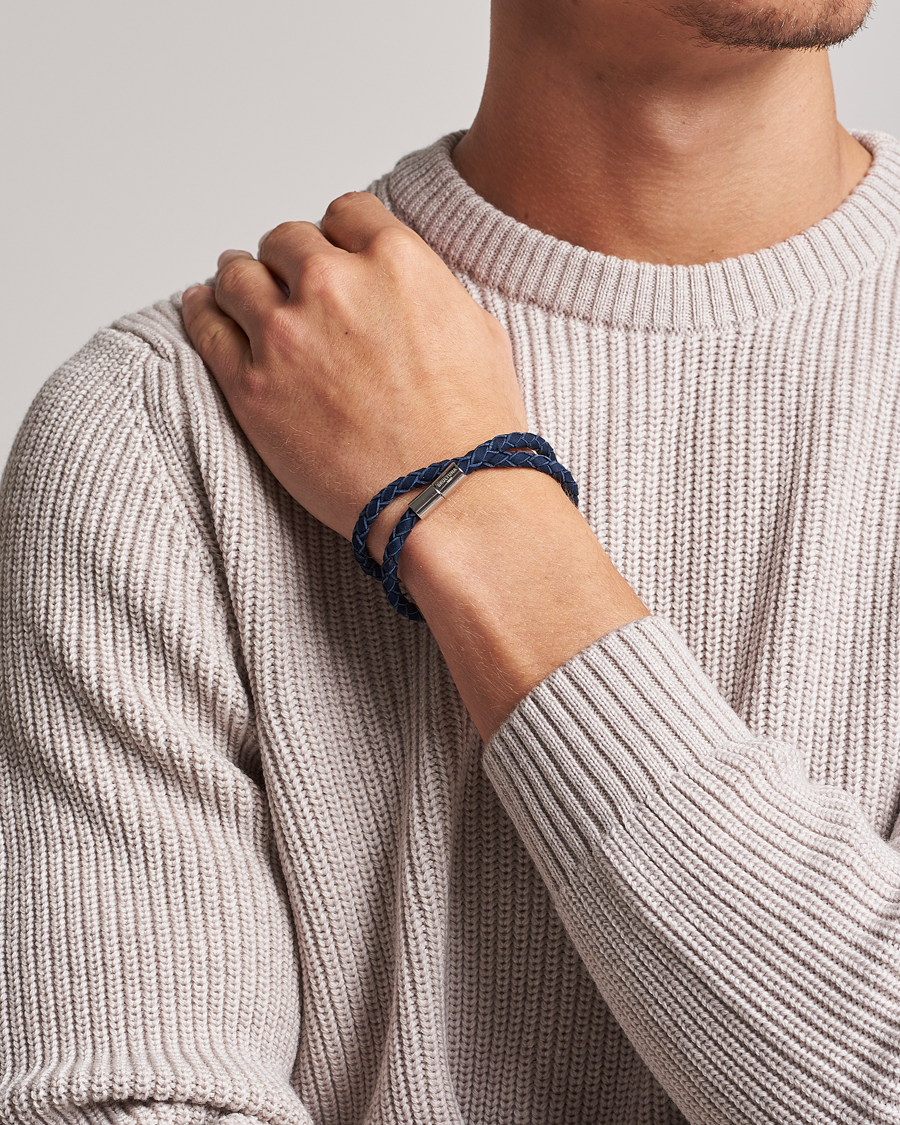 Herren | Skultuna | Skultuna | The Suede Bracelet Blue