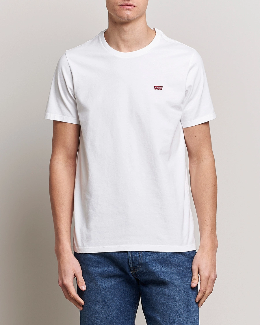 Herren | Weiße T-Shirts | Levi's | Chest Logo Tee White