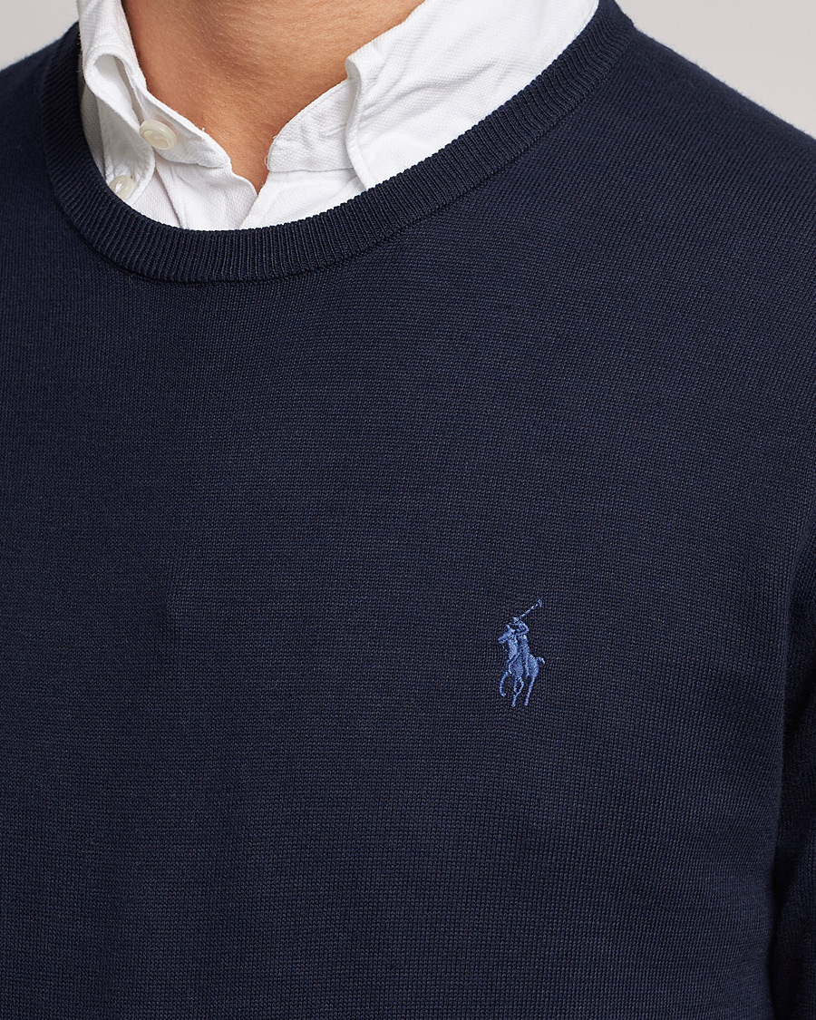 Herren | Pullover | Polo Ralph Lauren | Pima Cotton Crew Neck Pullover Hunter Navy