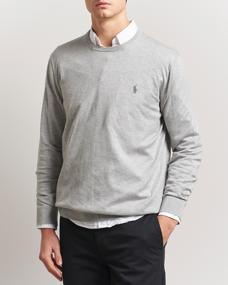 Herren | Polo Ralph Lauren | Polo Ralph Lauren | Pima Cotton Crew Neck Pullover Andover Heather