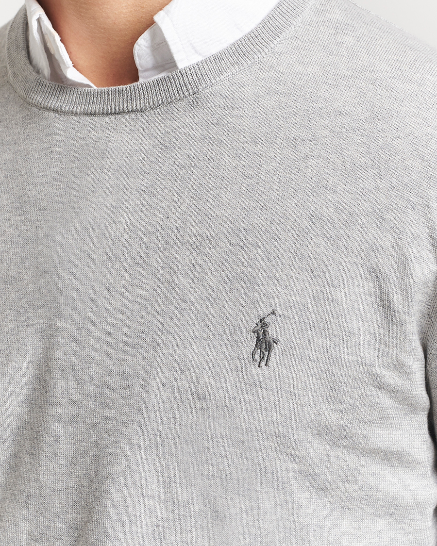 Herren | Pullover | Polo Ralph Lauren | Pima Cotton Crew Neck Pullover Andover Heather