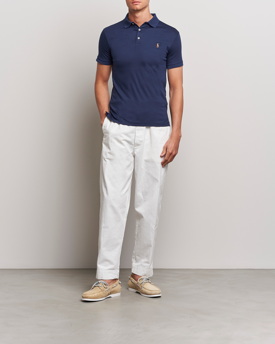 Herren | Poloshirts | Polo Ralph Lauren | Slim Fit Pima Cotton Polo Refined Navy