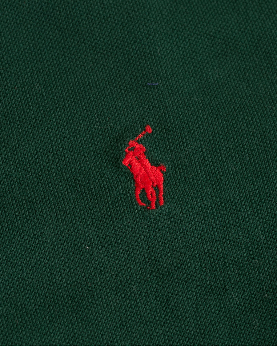 Herren | Poloshirts | Polo Ralph Lauren | Custom Slim Fit Polo College Green