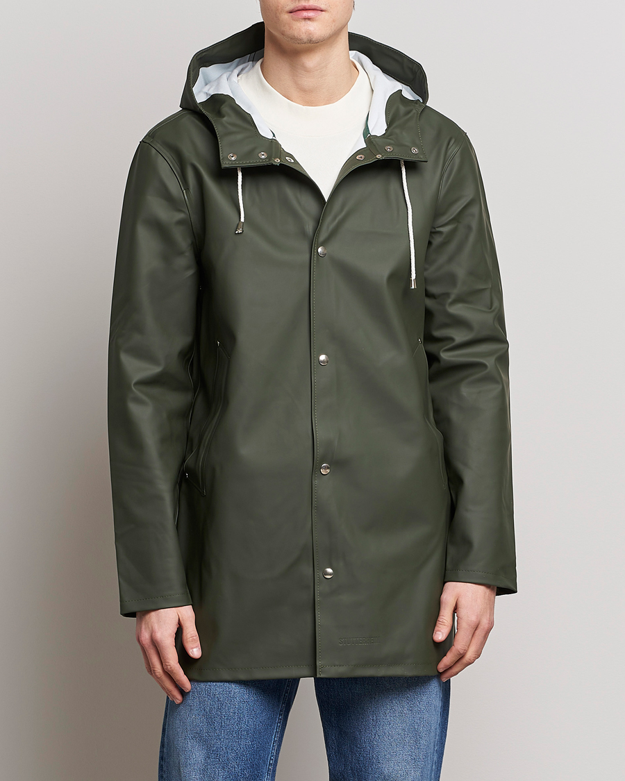 Herren | Stylisch im Regen | Stutterheim | Stockholm Raincoat Green