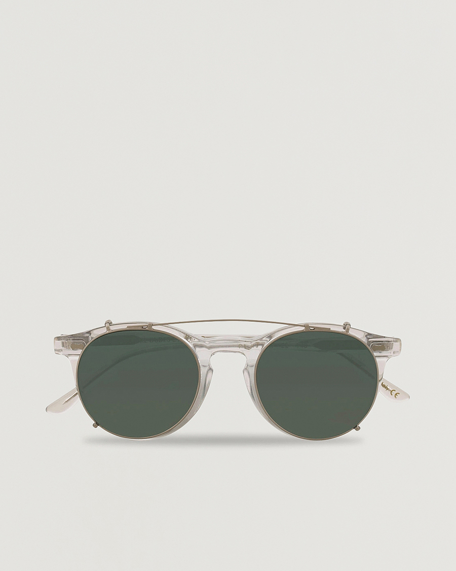 Herren | Sonnenbrillen | TBD Eyewear | Pleat Clip On Sunglasses  Transparent