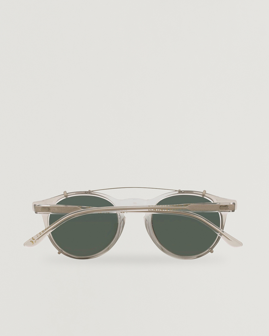 Herren | Sonnenbrillen | TBD Eyewear | Pleat Clip On Sunglasses Transparent