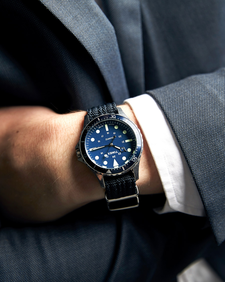 Herren | Timex Navi Harbor Steel/Blue Dial | Timex | Navi Harbor Steel/Blue Dial