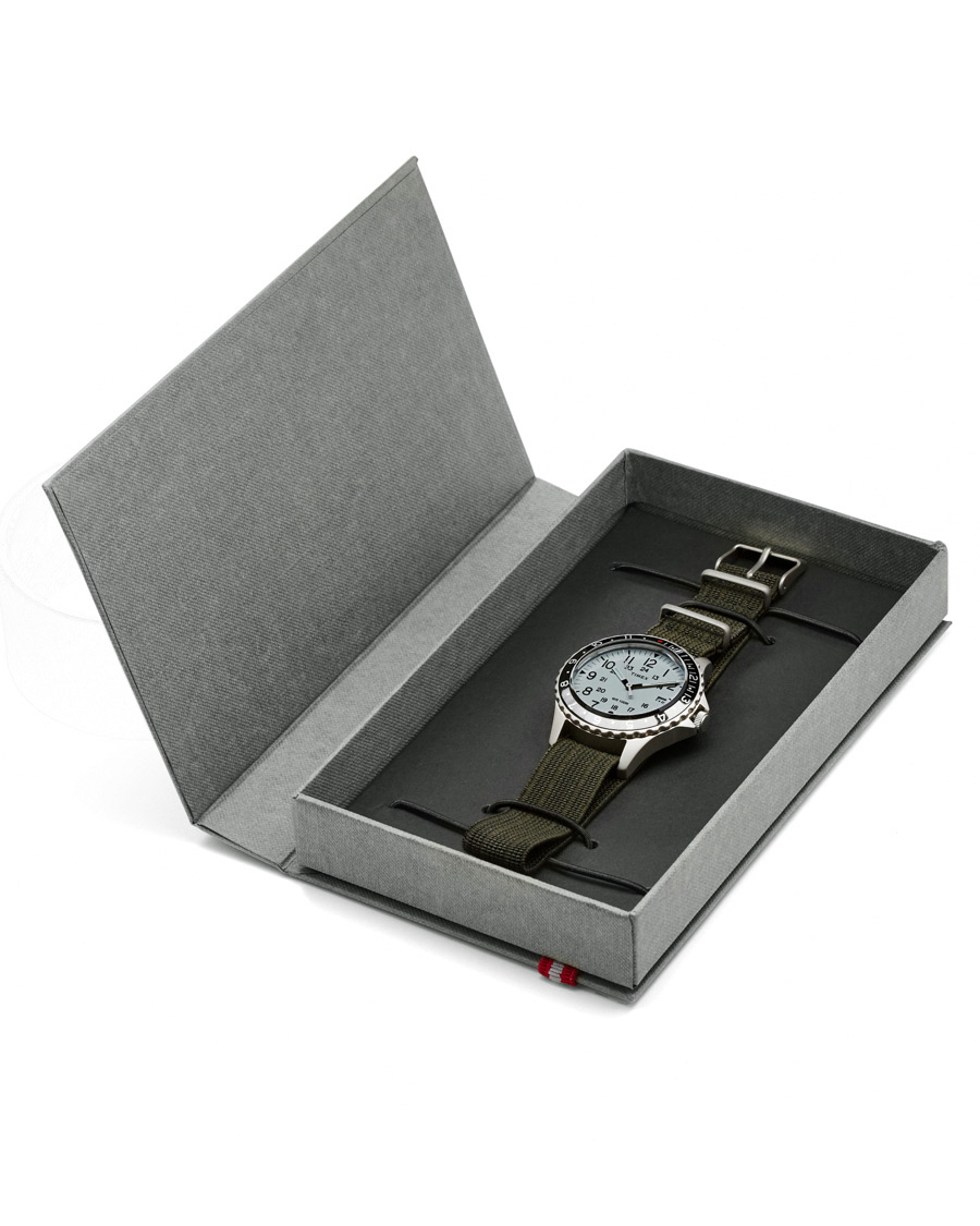 Herren | Timex Navi Ocean Blasted Steel/Pearl White Dial | Timex | Navi Ocean Blasted Steel/Pearl White Dial